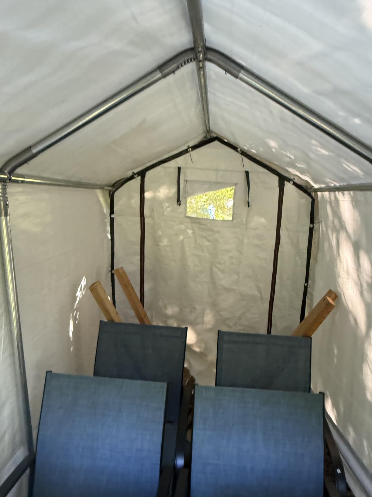 PHI VILLA 13x24ft Portable Garage Carport, Car Tents Storage Shed Canopy customer photo 2