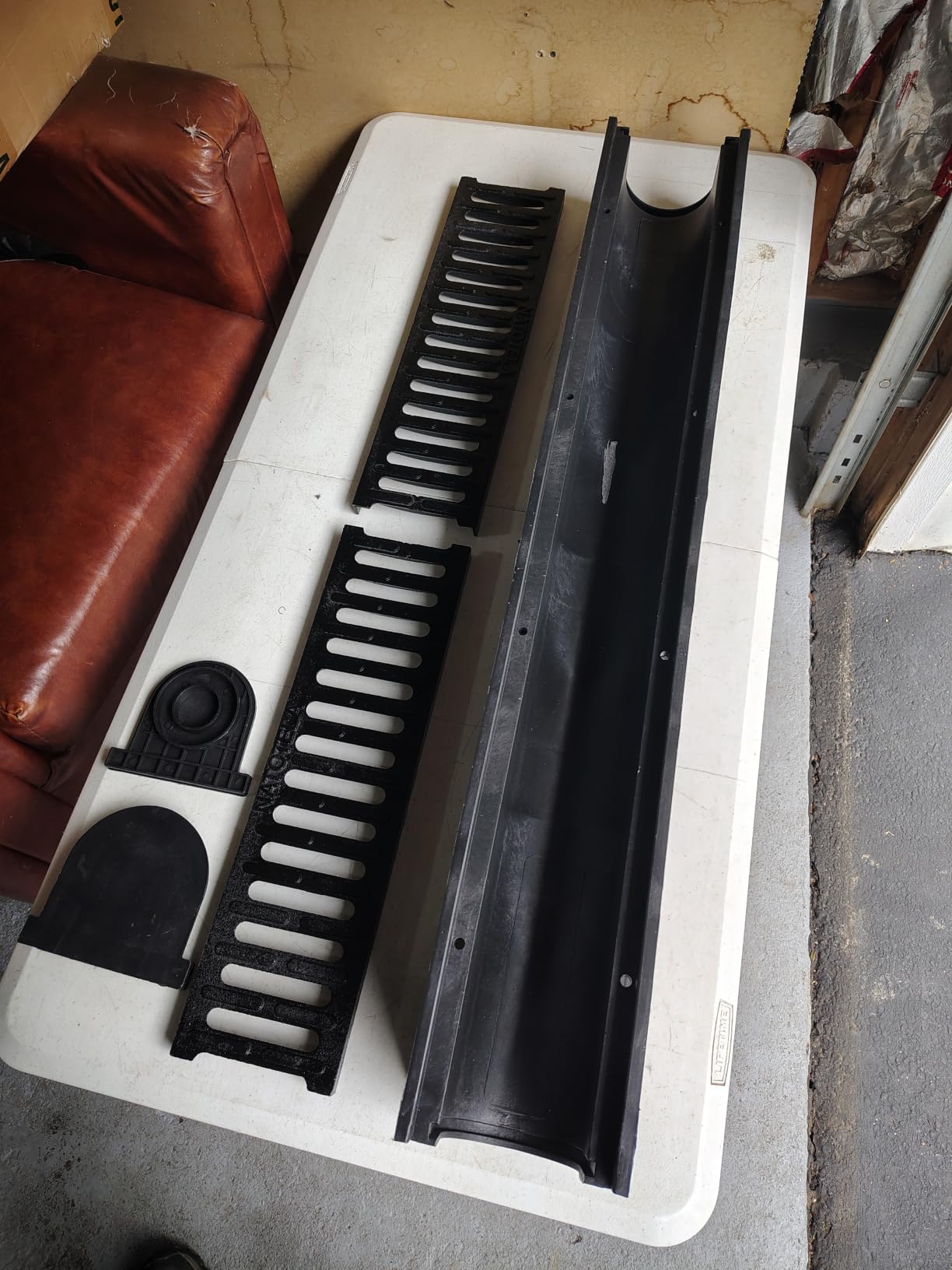 3 Pack 39.4x6.1x5.5 in. B125 Trench Drain with Ductile Iron Grate customer photo 1