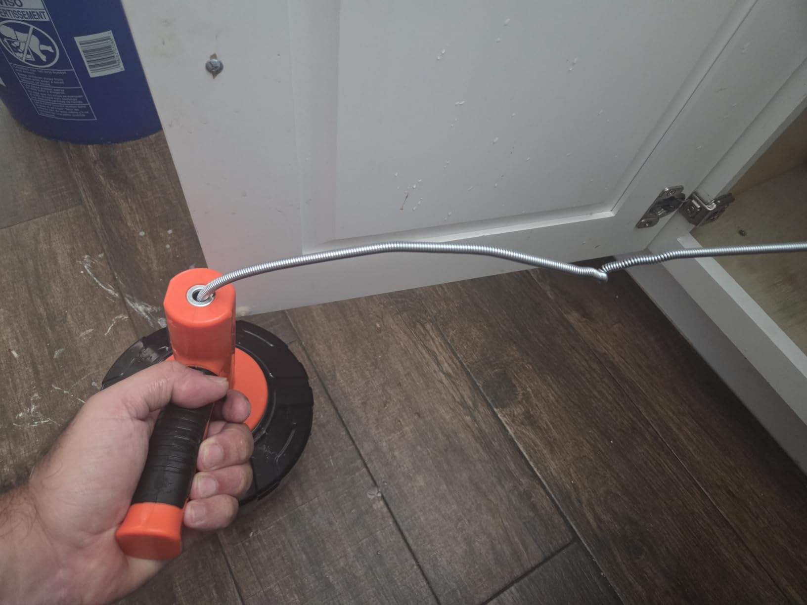 Drain Auger 33Ft, Auto-Feed Drain Clog Remover Plumbing Snake Drain Tools customer photo 1