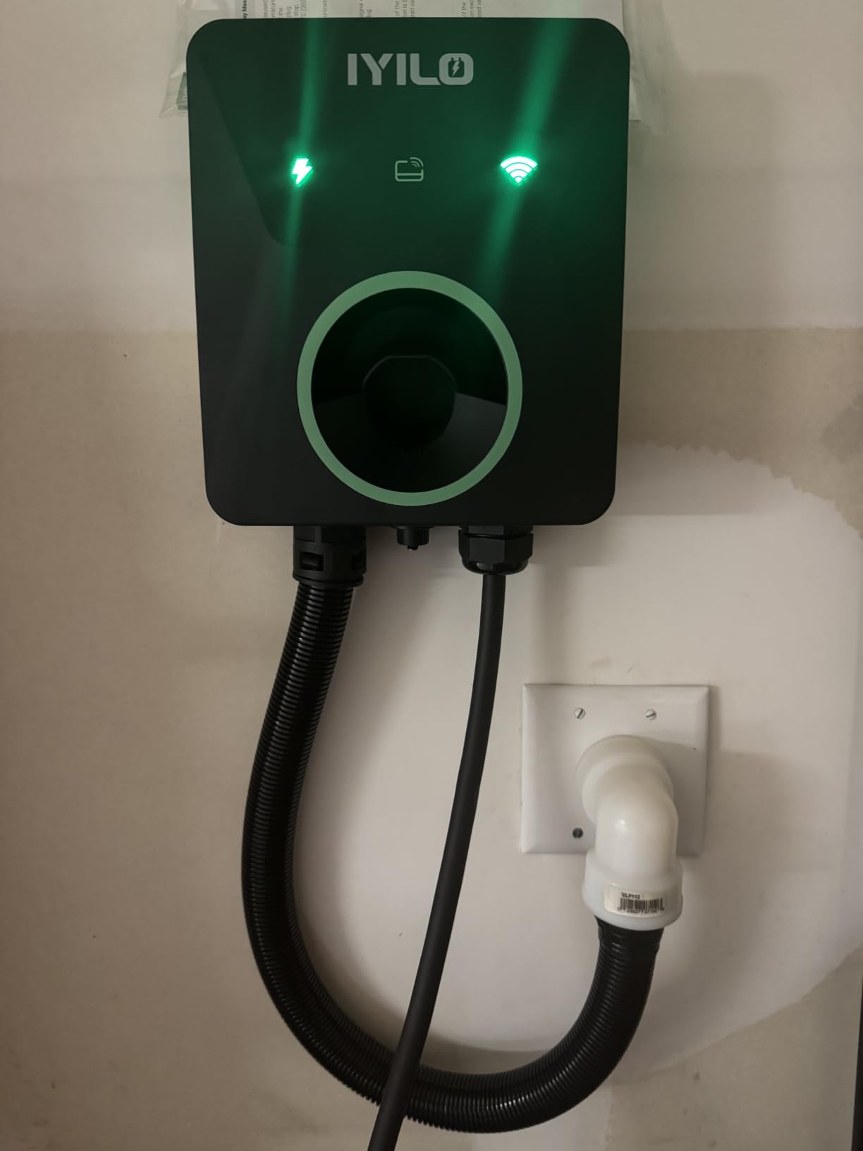 Upgraded Version Level 2 EV Charger, 40A /9.6KW or 48A/11.5KW | Compatible with Dual Installation Methods: NEMA 14-50P or Hardwired, Power Sharing, DLB, Temp Sensors, Smart APP, UL/ETL customer photo 1