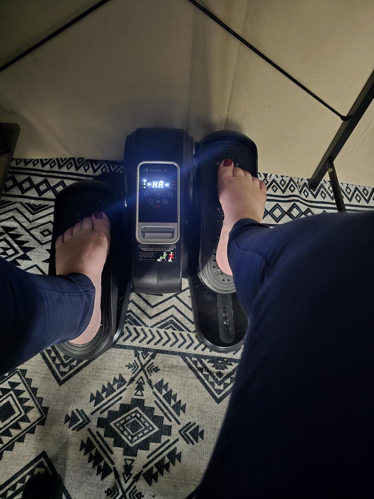 Under Desk Elliptical Machine Seated Pedal Exerciser customer photo 2