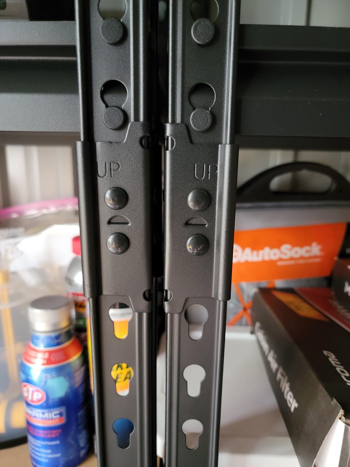 REIBII Galvanized Garage Shelving with PP Boards for Pantry Office Garage customer photo 2