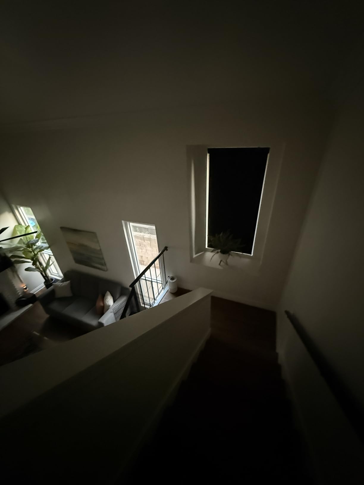 No-Drill Motorized Blackout Blinds with Remote, White, 35