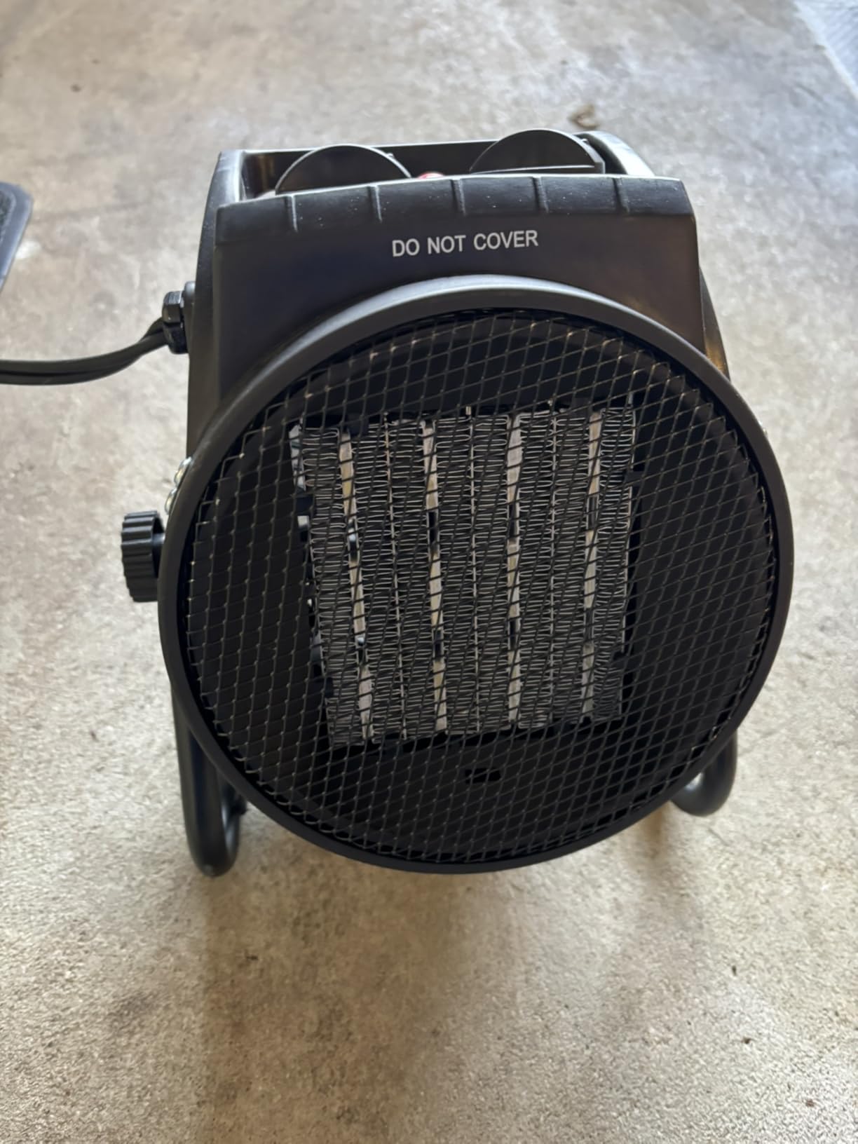 Outdoor Heater for Patio, 1500W Electirc Greenhouse Heater, Yellow customer photo 2