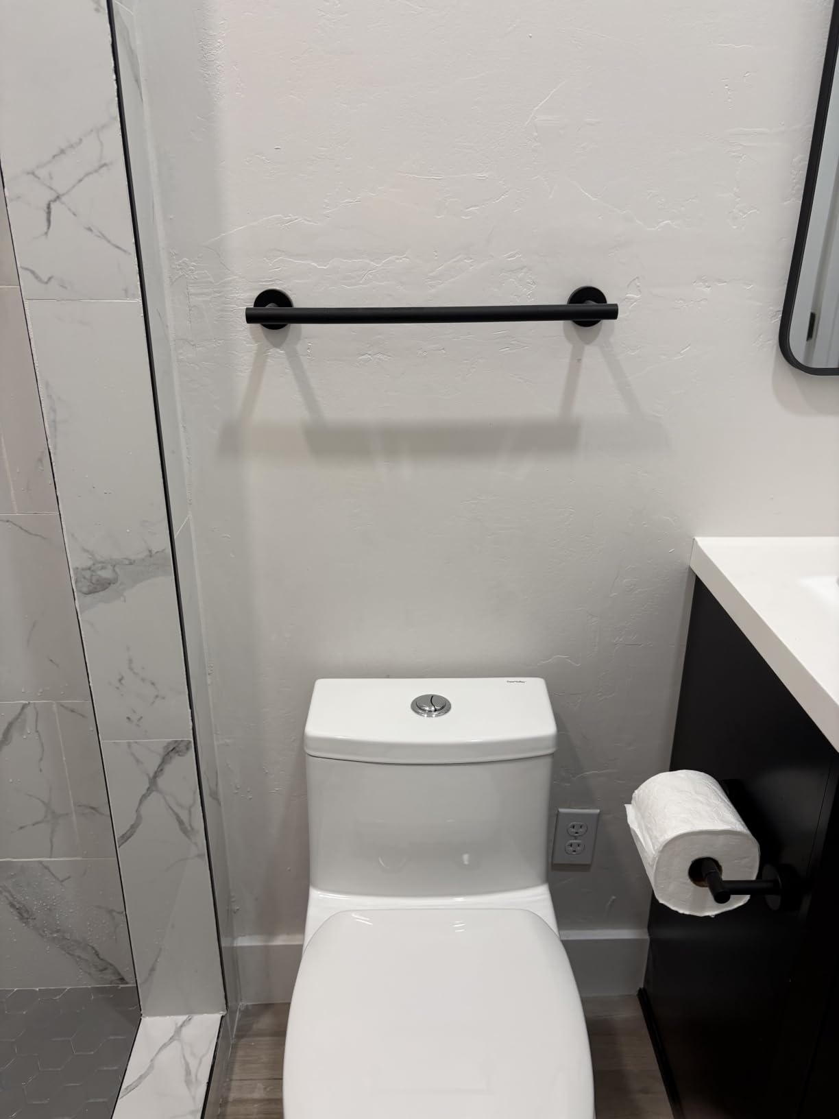 DeerValley Elongated One Piece Toilet with Efficient Dual Flush 1.1/1.6 GPF customer photo 1