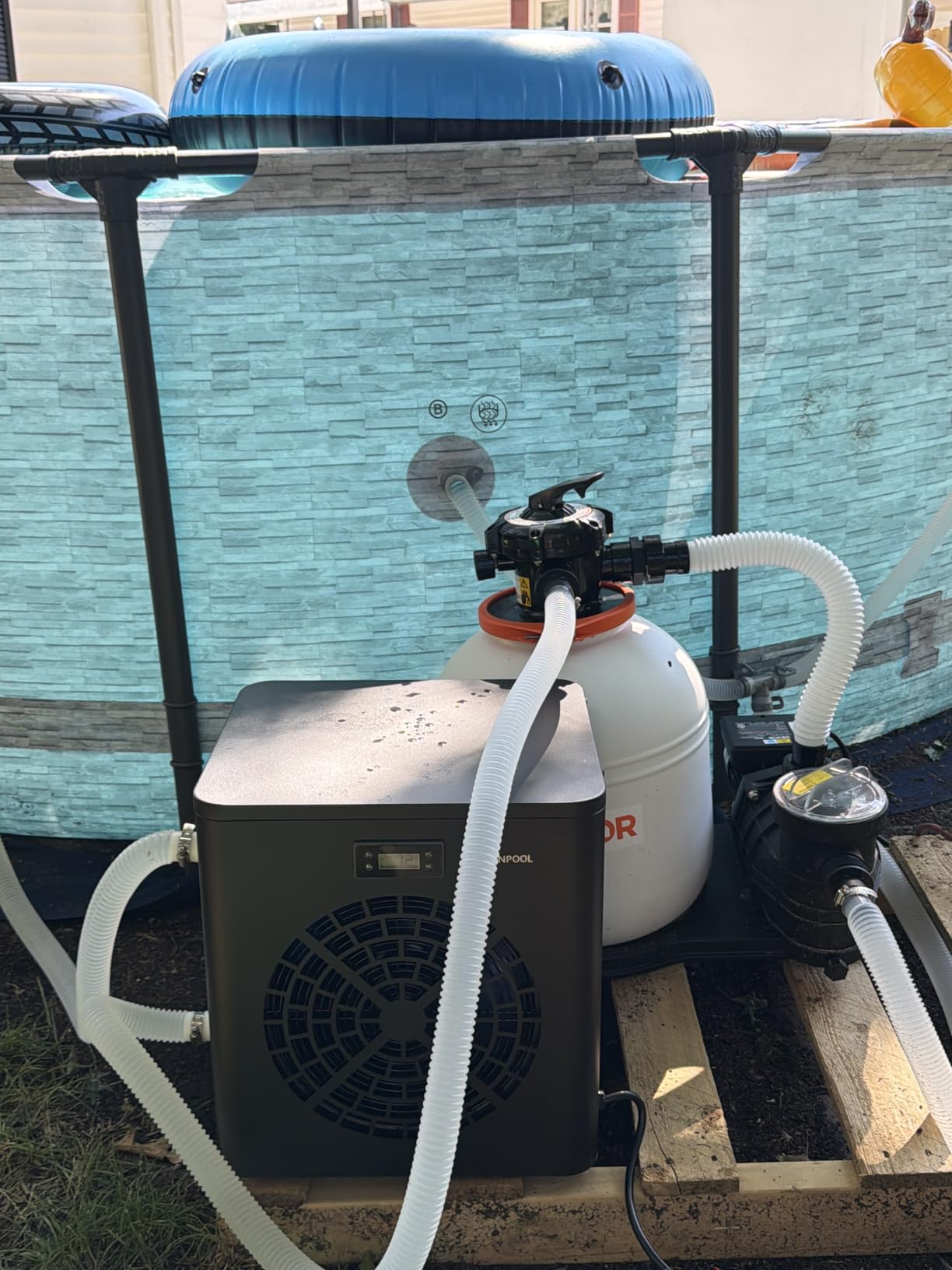 Swimming Pool Heater for Above Ground Pool 18450BTU customer photo 2
