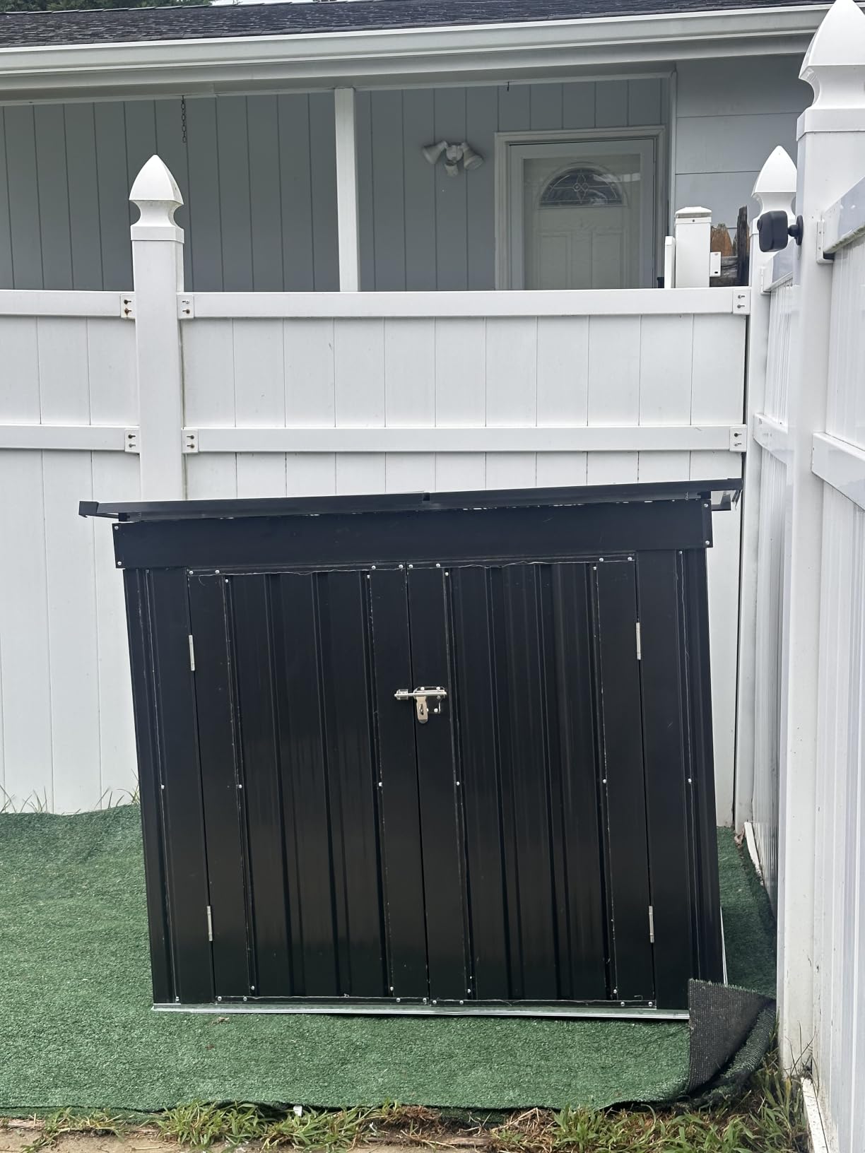 60 Cu.Ft Outdoor Trash Can Storage Shed customer photo 1