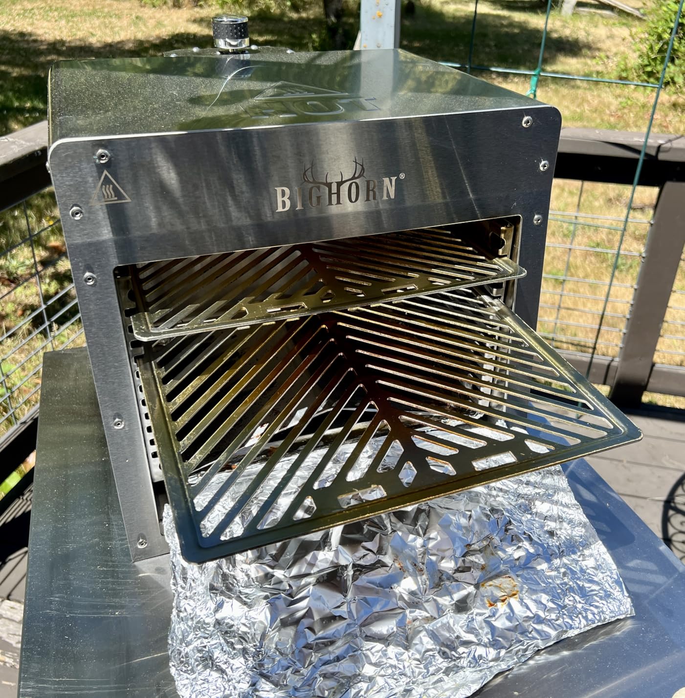 BIG HORN 1500°F Infrared Steak Grill - Portable Propane Gas Grill & Salamander Broiler for Steakhouse-Quality Searing, 16-Inch, Black customer photo 2