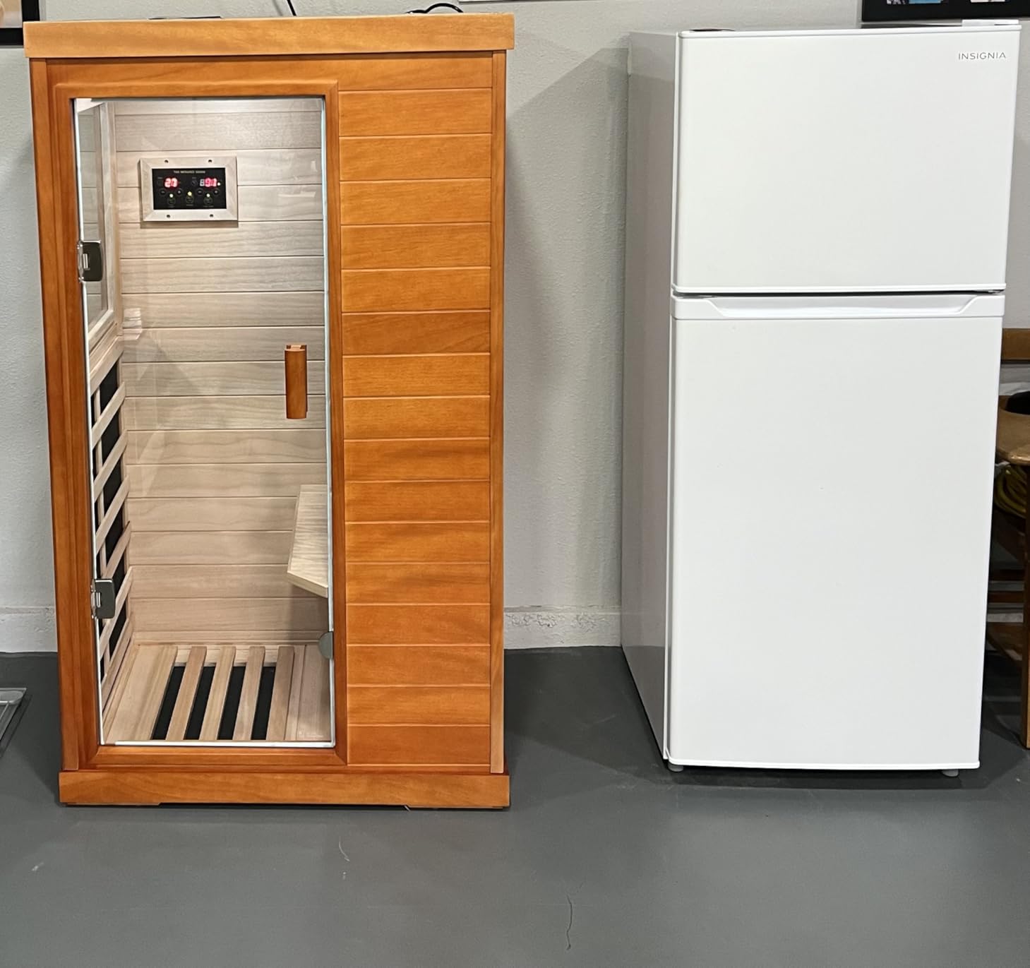 Traditional Steam Sauna 3-4 Person Outdoor Indoor Home Spa Sauna 6KW Heater customer photo 1
