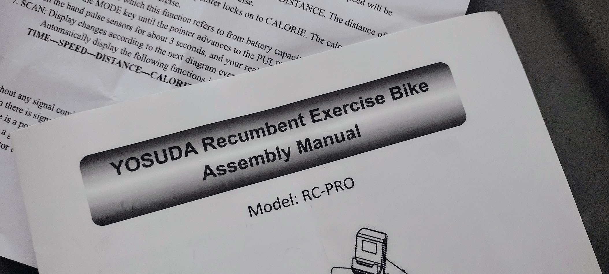 YOSUDA Air-Resistance Exercise Bike with Dual-Drive System, Smart Air Bike customer photo 2