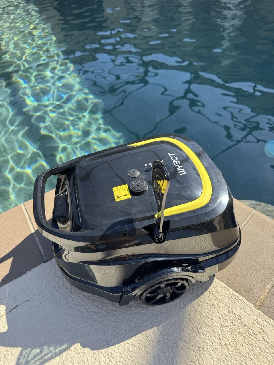 WYBOT A1 Cordless Pool Vacuum Robot for Above Ground Pool, Black&Green customer photo 1