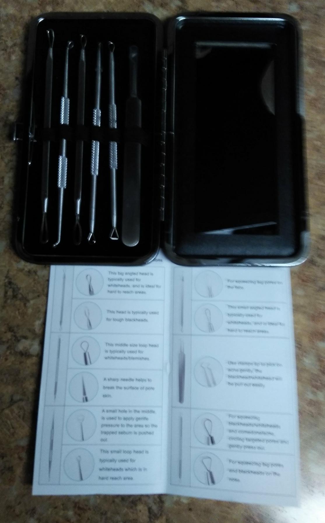 Blackhead Remover Pore Vacuum, Upgraded Black Head Remover for Face, Electric Acne Comedone Whitehead Extractor Tools-5 Suction Power, 5 Probes, USB Rechargeable Pimple Popper Tool Kit customer photo 1
