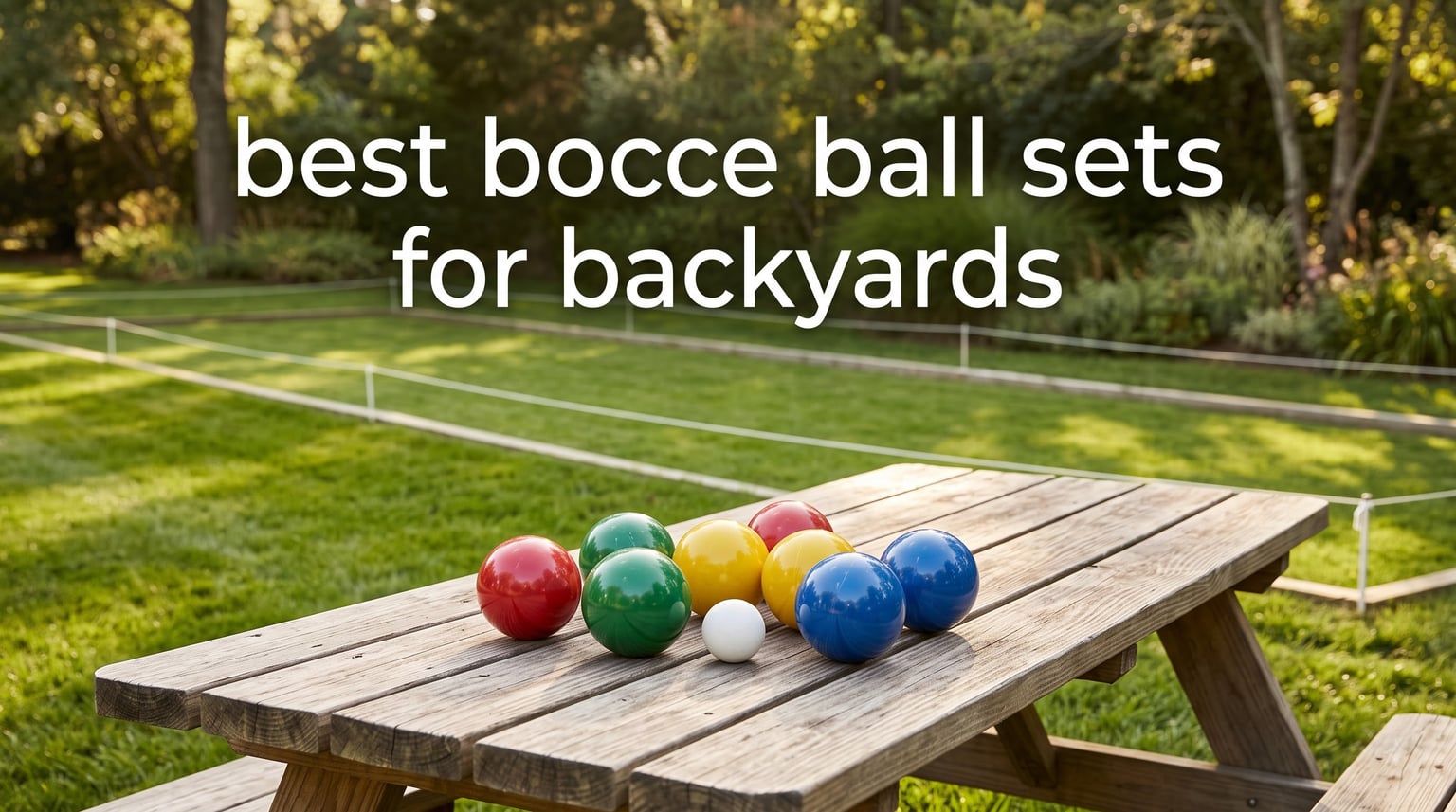 best bocce ball sets for backyards
