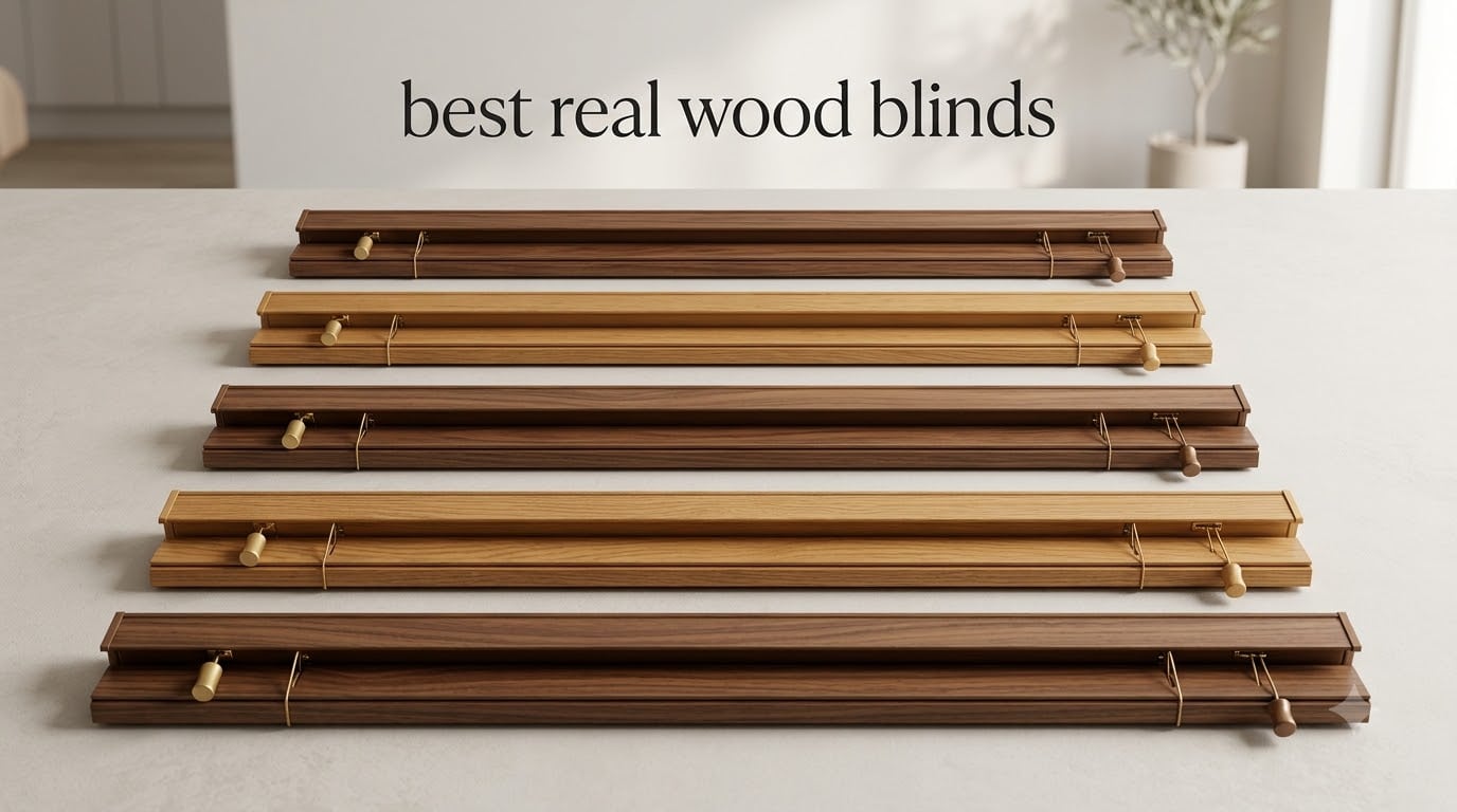 best real wood blinds