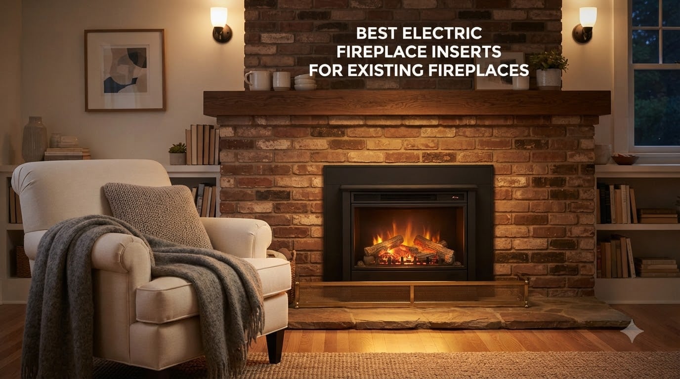 Best electric fireplace inserts for existing fireplaces