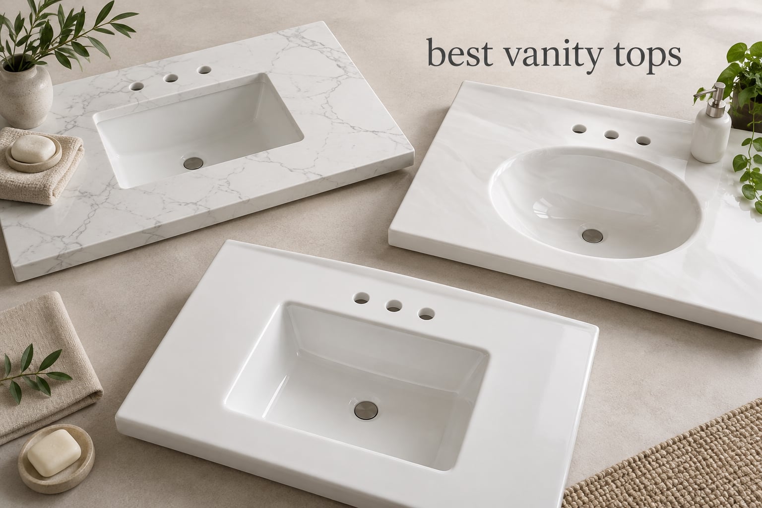 best vanity tops