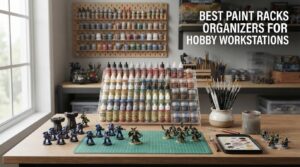 best paint racks organizers for hobby workstations
