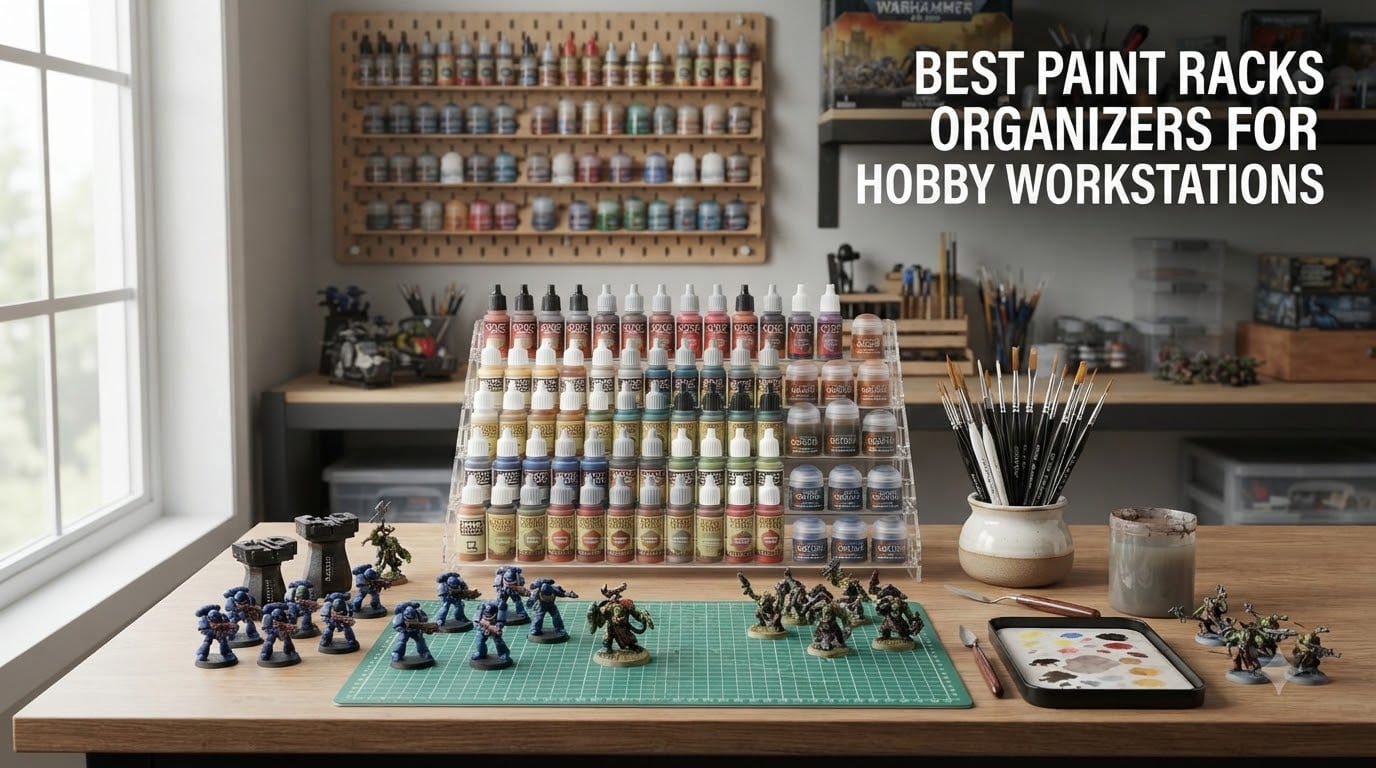 best paint racks organizers for hobby workstations