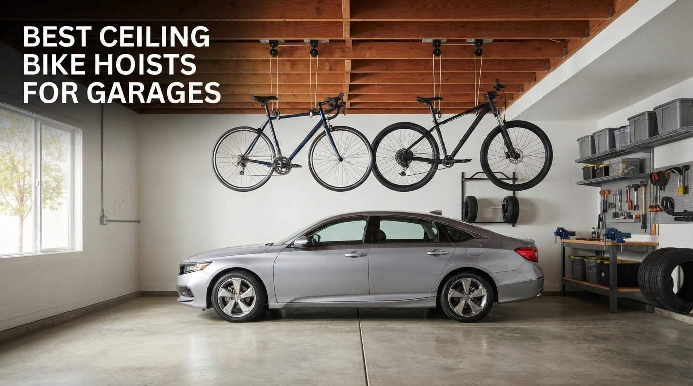 best ceiling bike hoists for garages