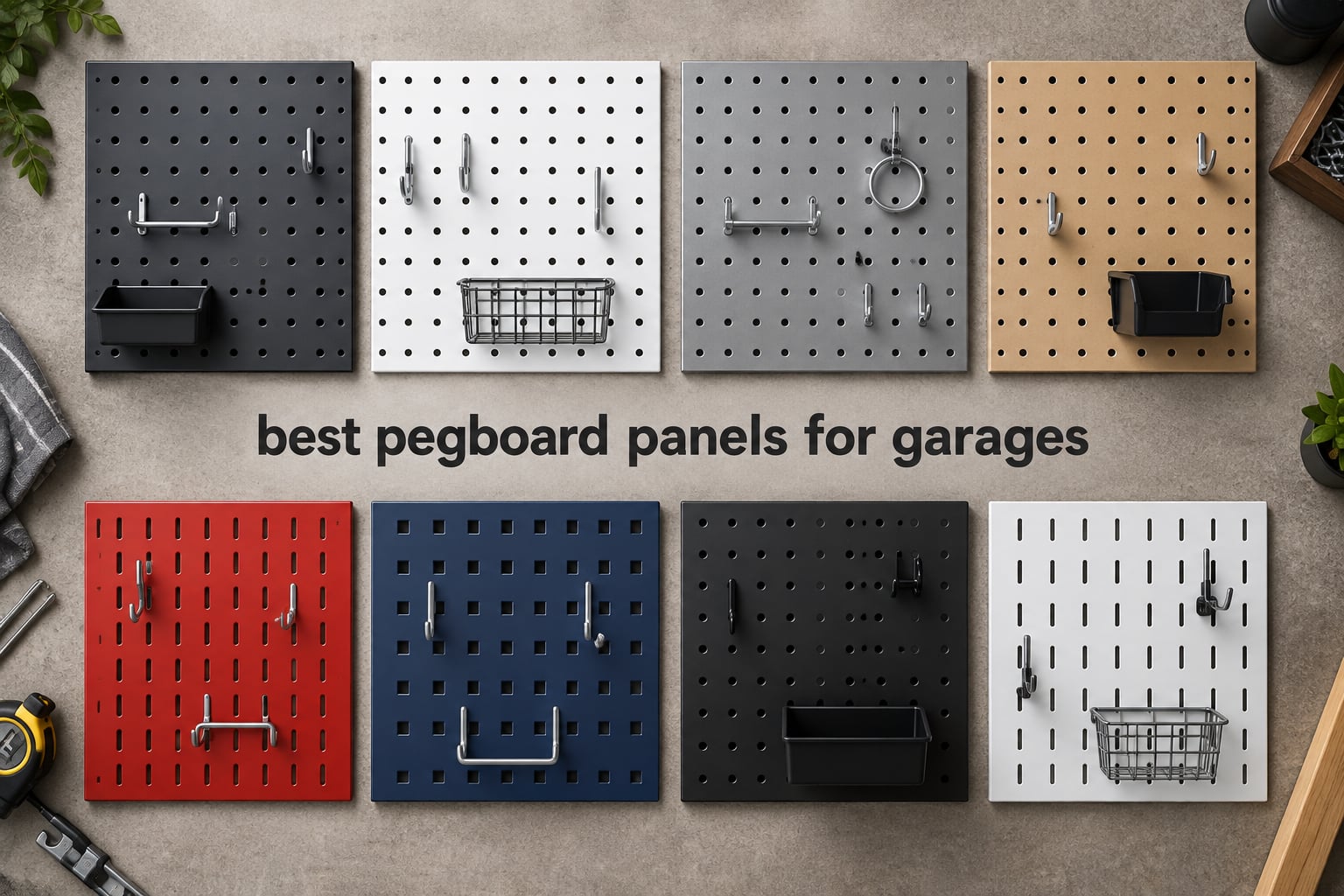 best pegboard panels for garages