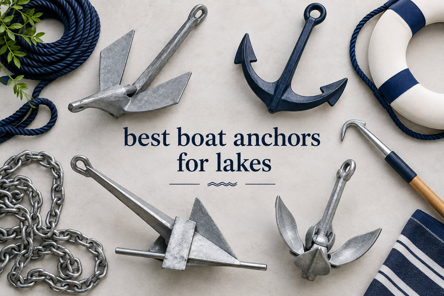 best boat anchors for lakes