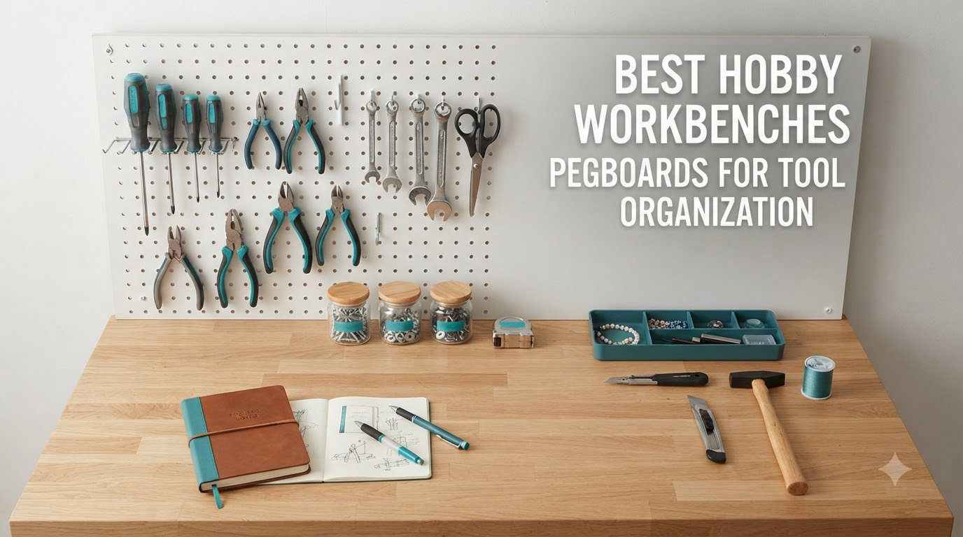 best hobby workbenches pegboards for tool organization