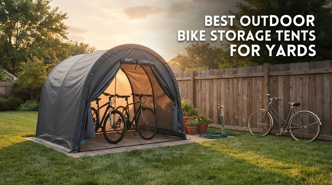 best outdoor bike storage tents for yards
