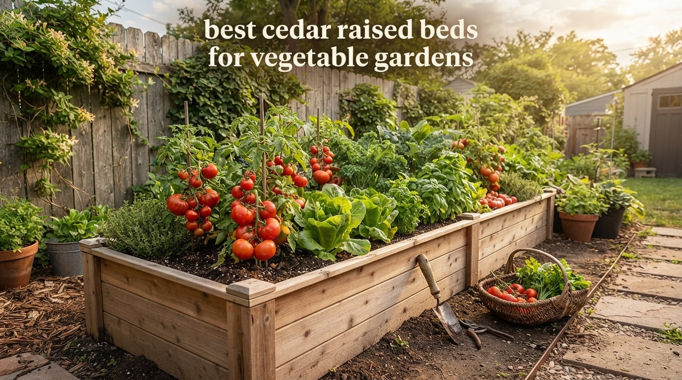 best cedar raised beds for vegetable gardens