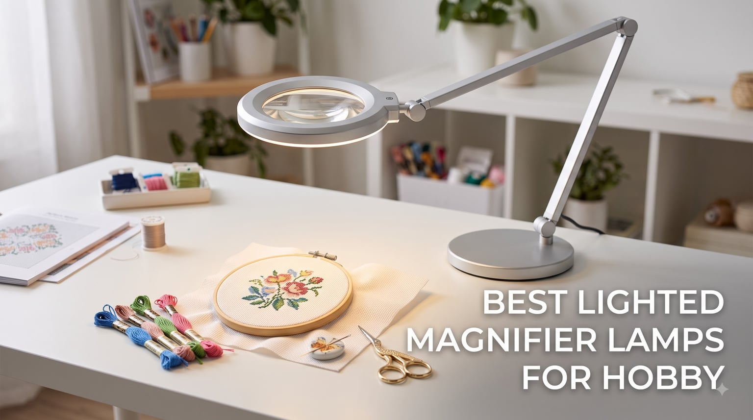 best lighted magnifier lamps for hobby