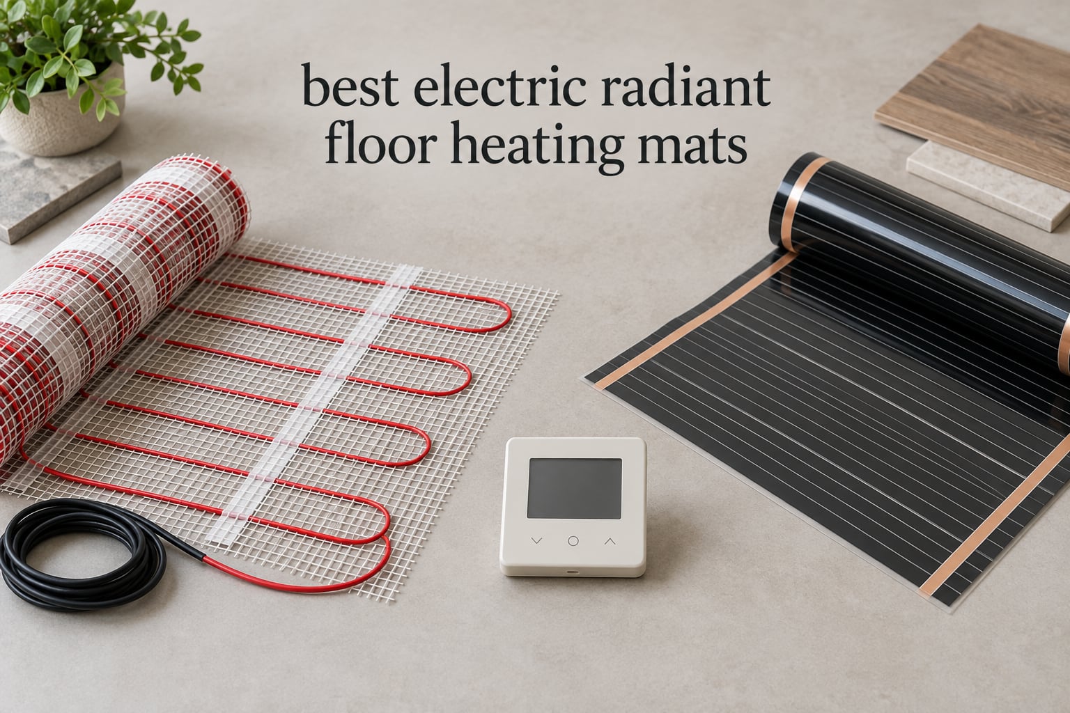 best electric radiant floor heating mats