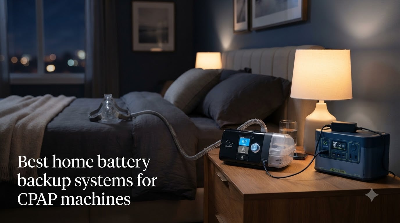 Best home battery backup systems for CPAP machines
