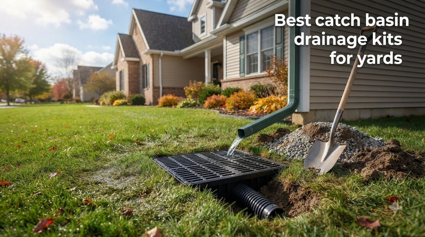 Best catch basin drainage kits for yards