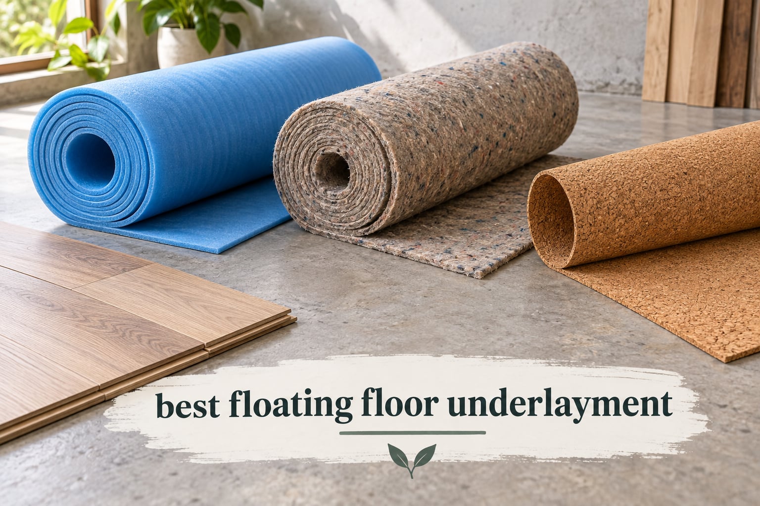 best floating floor underlayment