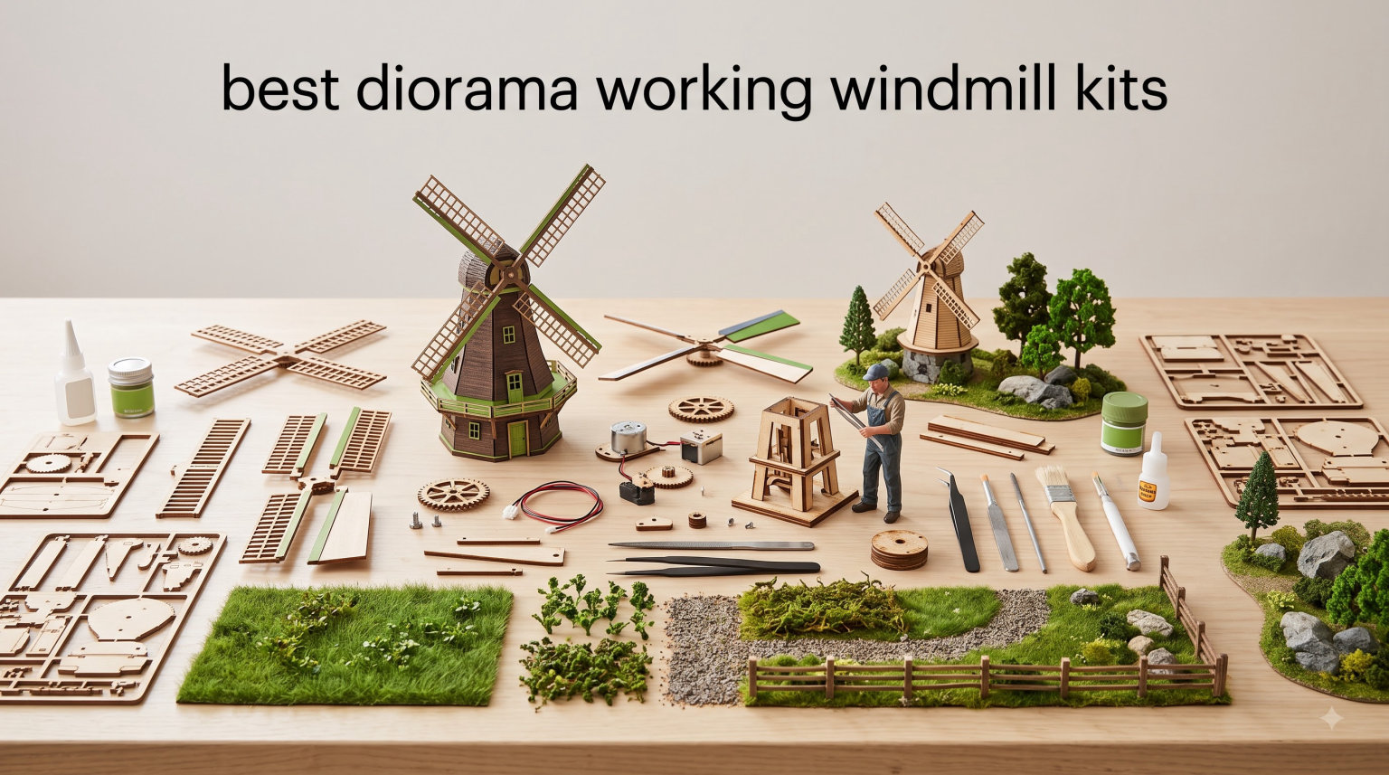 best diorama working windmill kits