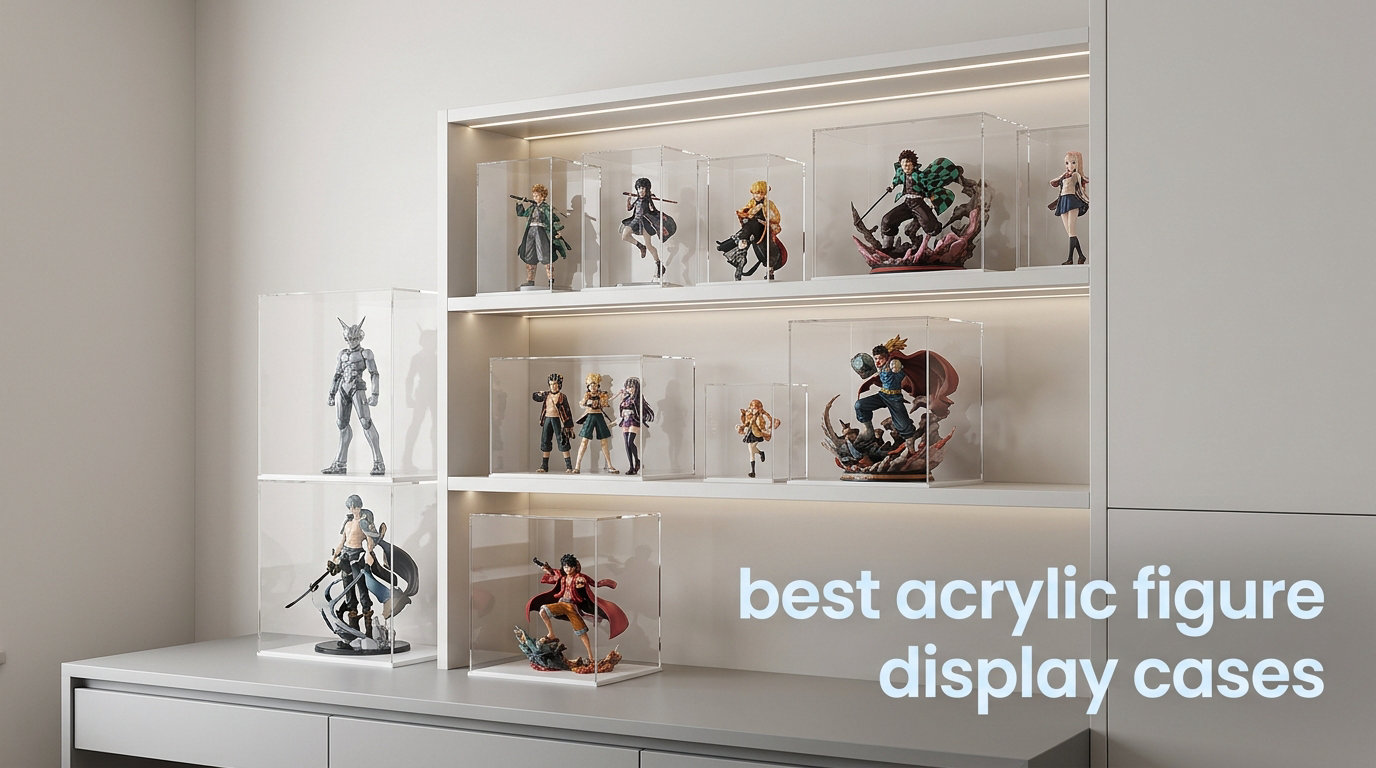 best acrylic figure display cases