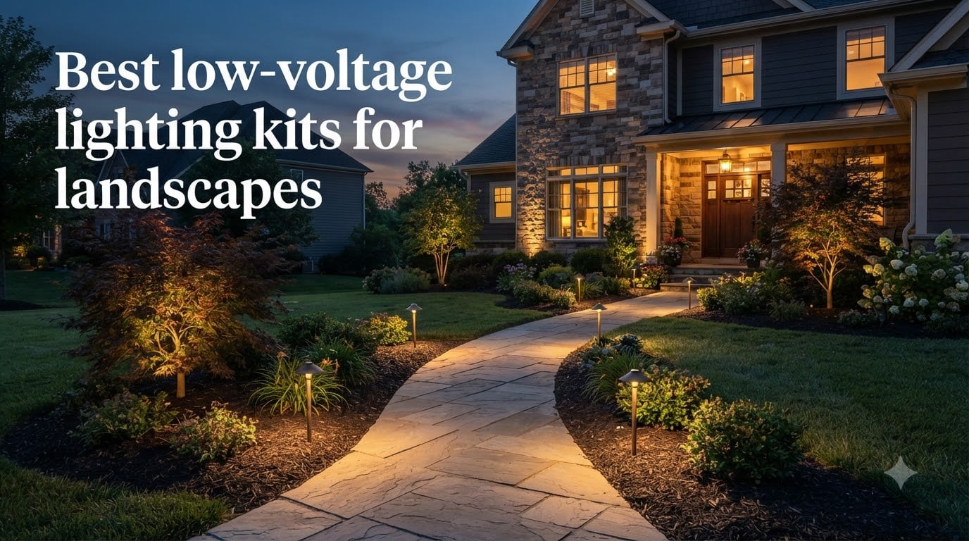 Best low-voltage lighting kits for landscapes