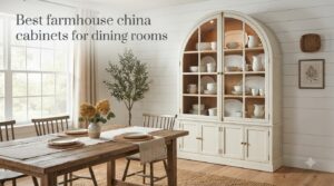 Best farmhouse china cabinets for dining rooms