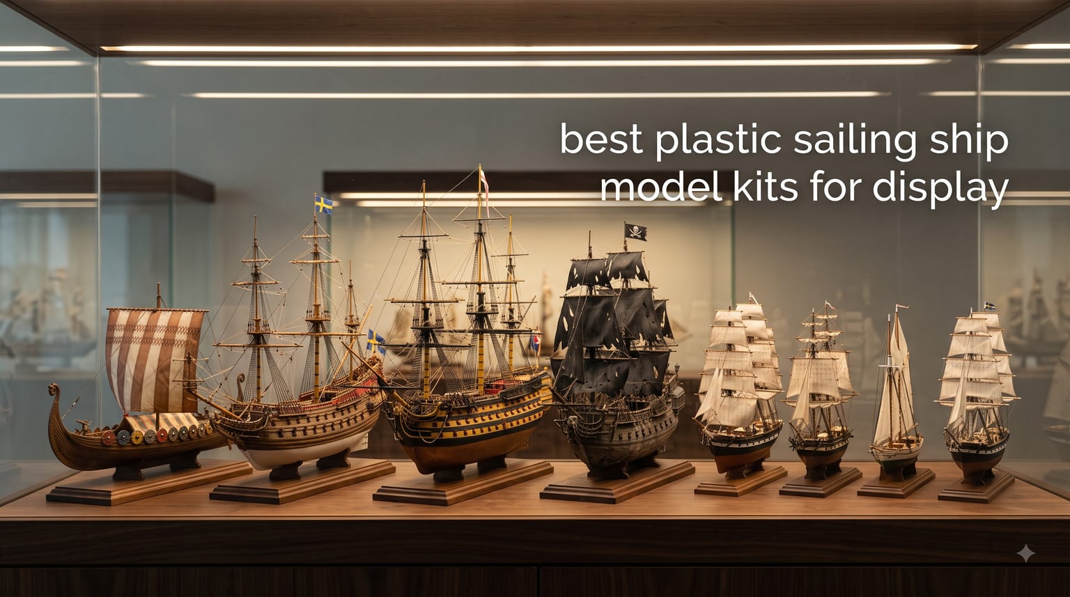 best plastic sailing ship model kits for display