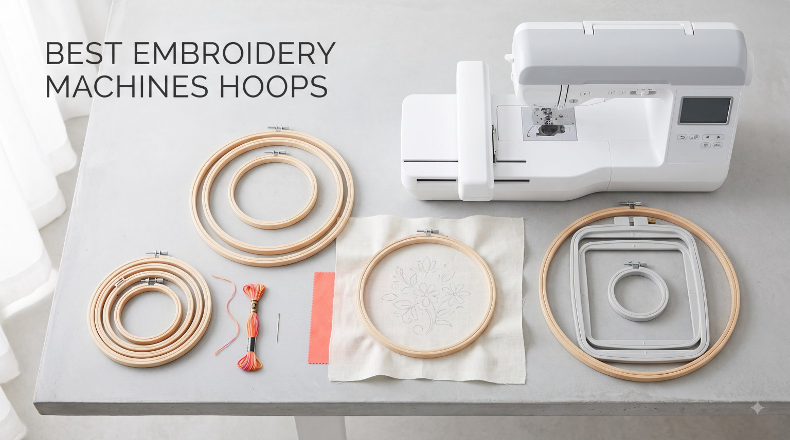best embroidery machines hoops