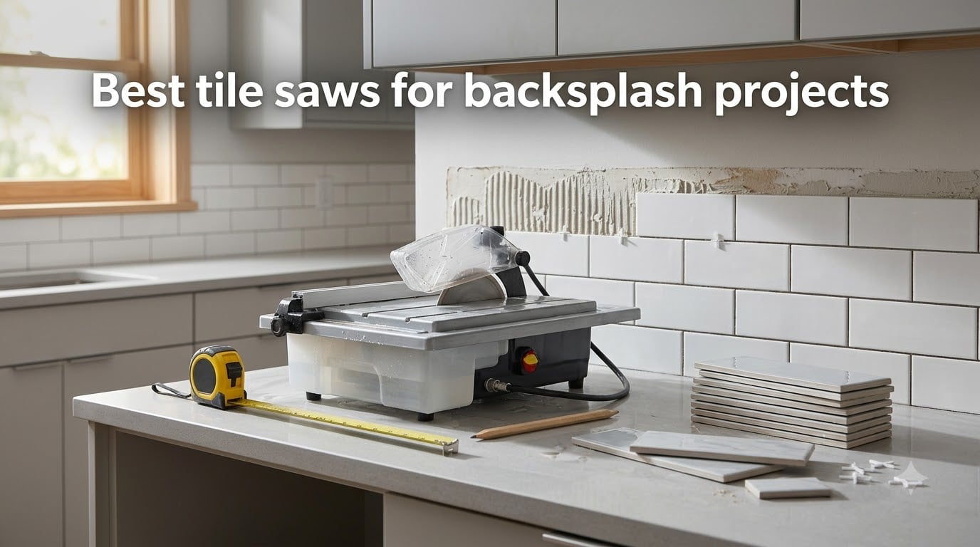 Best tile saws for backsplash projects