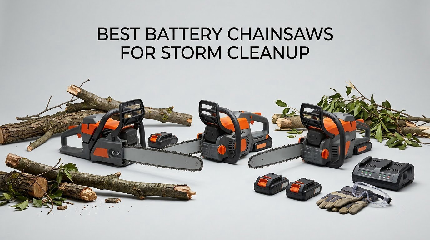 best battery chainsaws for storm cleanup