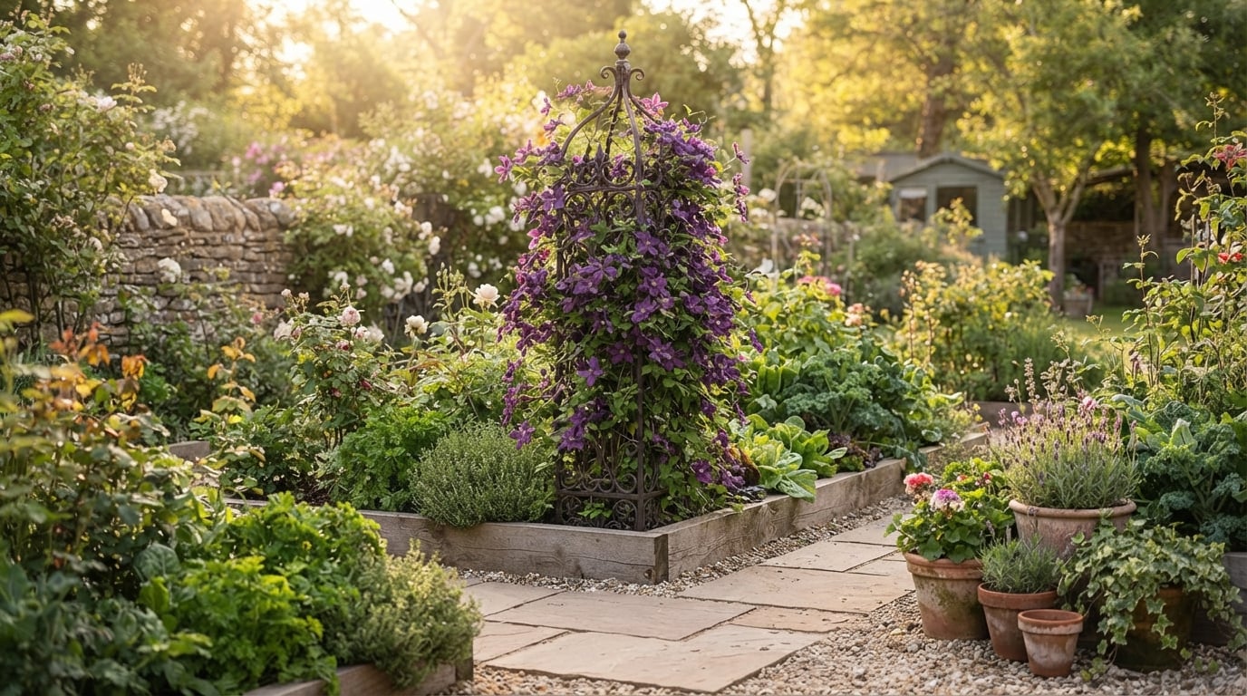 best garden obelisks for vertical gardening