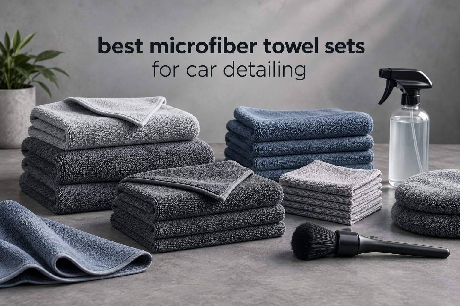 best microfiber towel sets for car detailing