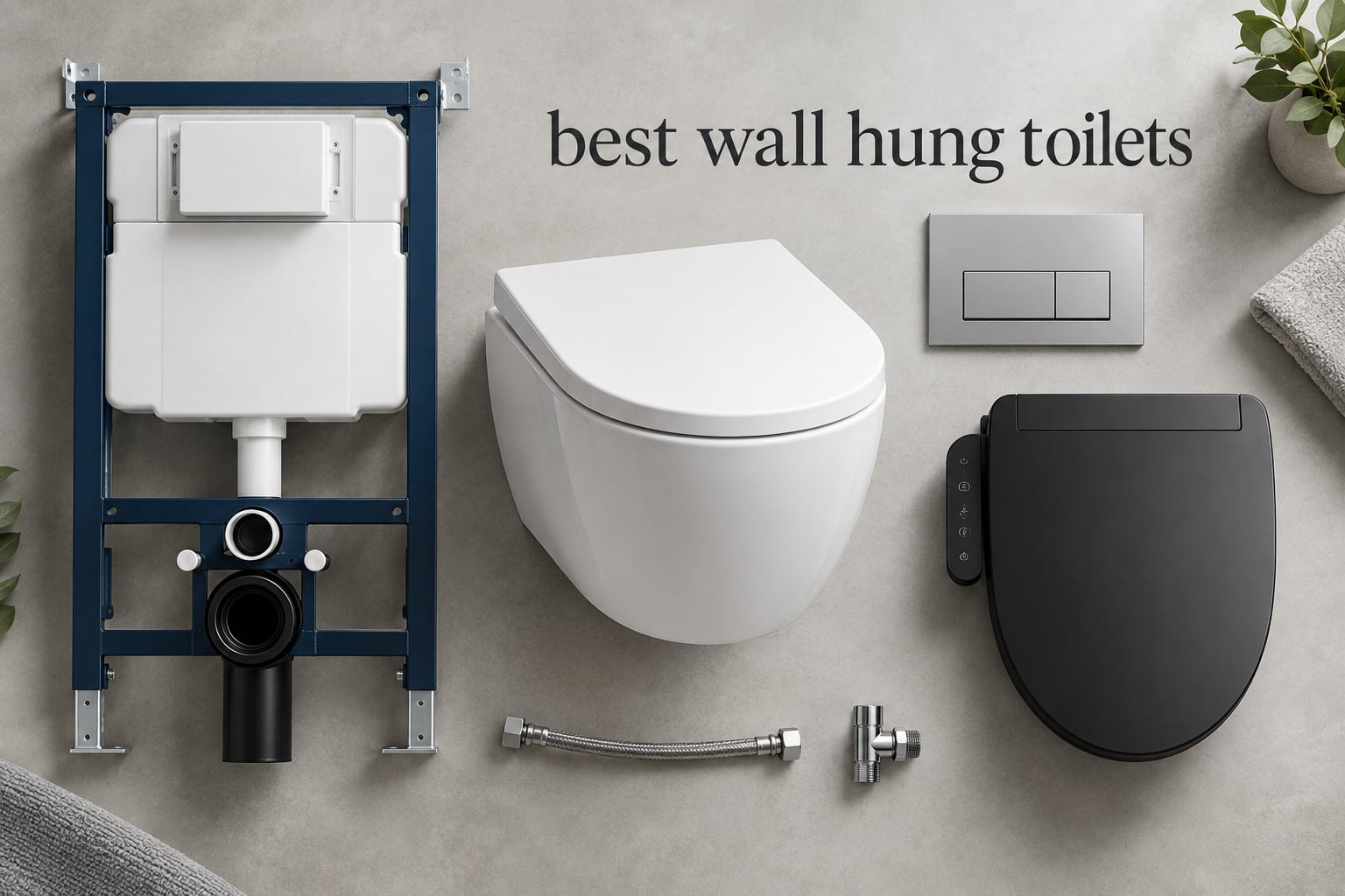 best wall hung toilets