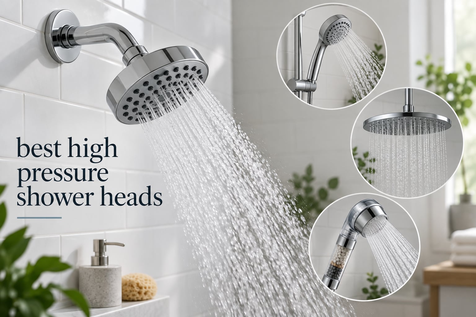 best high pressure shower heads