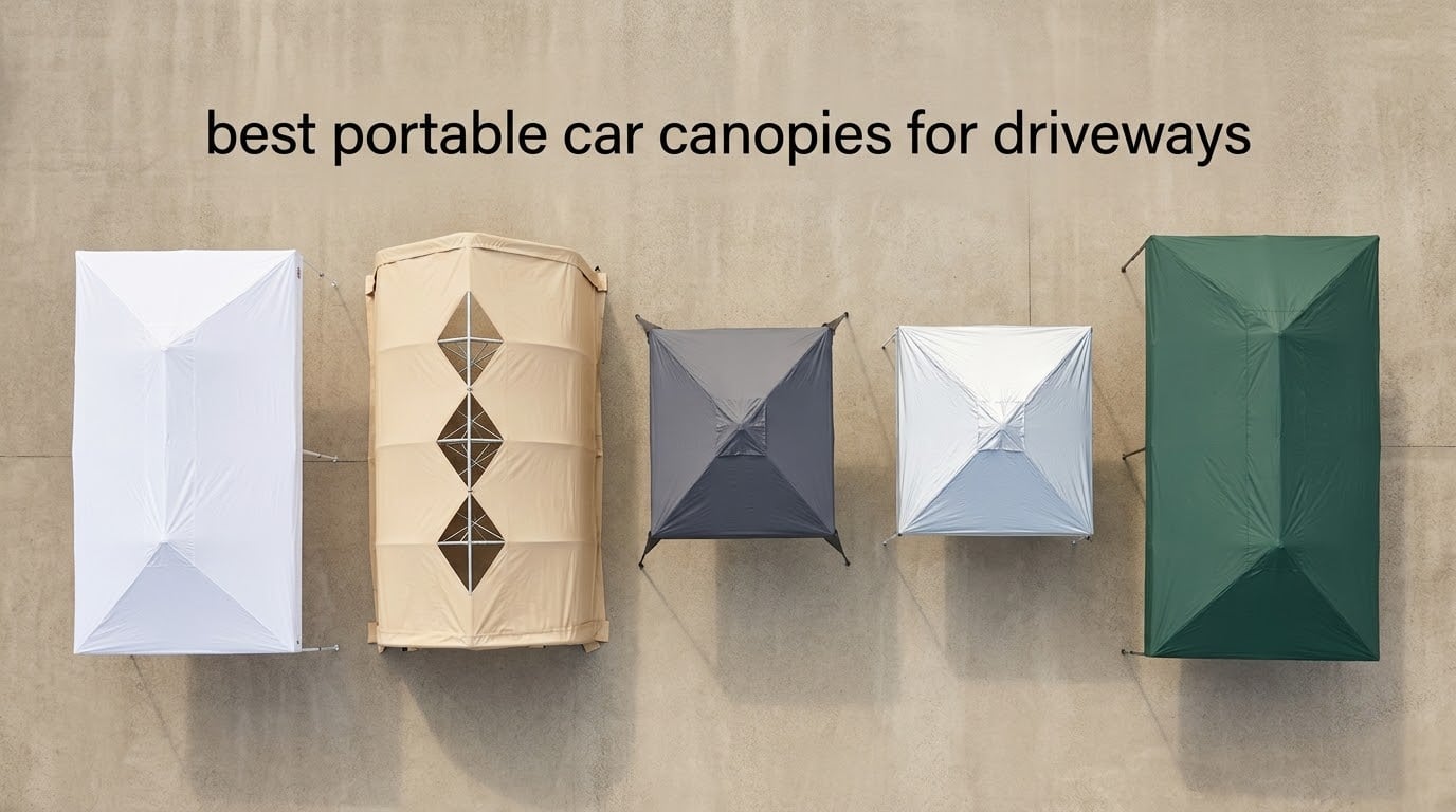 best portable car canopies for driveways