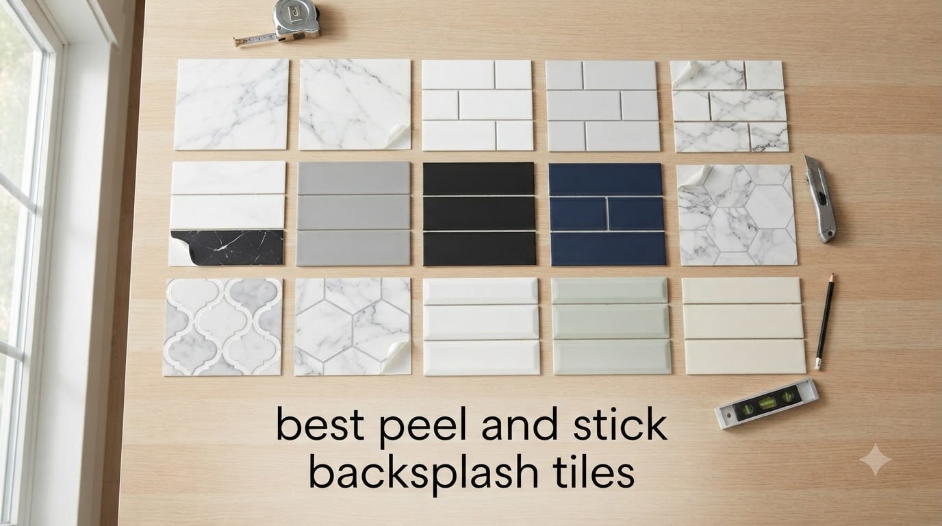 best peel and stick backsplash tiles