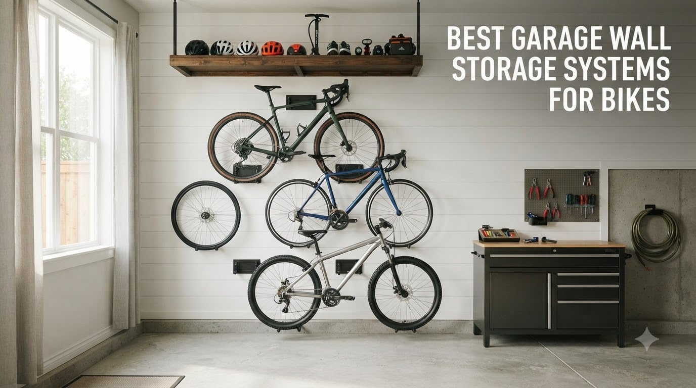 best garage wall storage systems for bikes