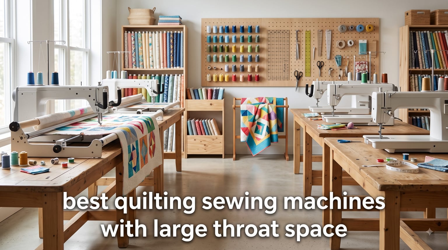 best quilting sewing machines with large throat space