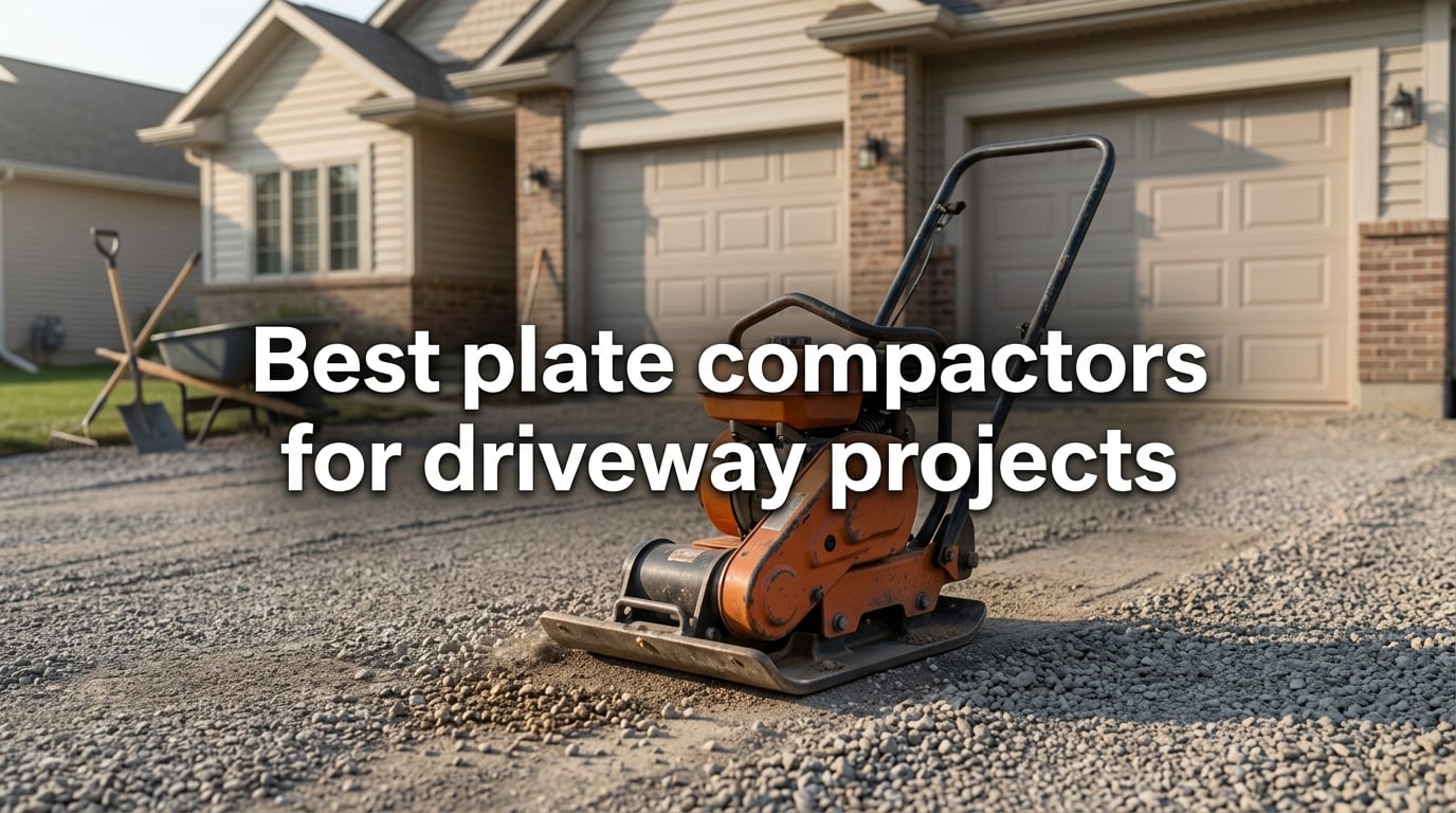 Best plate compactors for driveway projects